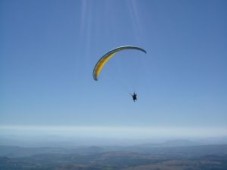 Paragliding passenger flight