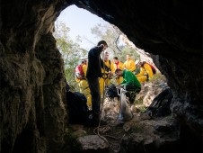 Espeleologia na Garganta do Cabo