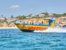 Safari de Golfinhos e Grutas no Algarve em Jet Boat